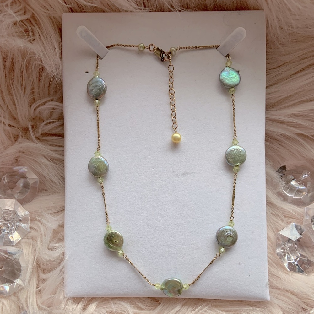 Multicolor stone necklace